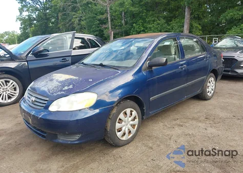 2003 Toyota Corolla Ce/Le/S from USA, damaged, VIN 2T1BR32E73C004940